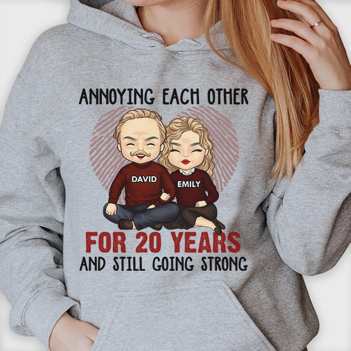 Annoying Each Other For 20 Years Hoodie His And Hers Hoodies Gifts For Valentine Day Annoying Each Other For 20 Years Hoodie His And Hers Hoodies Gifts For Valentine Day