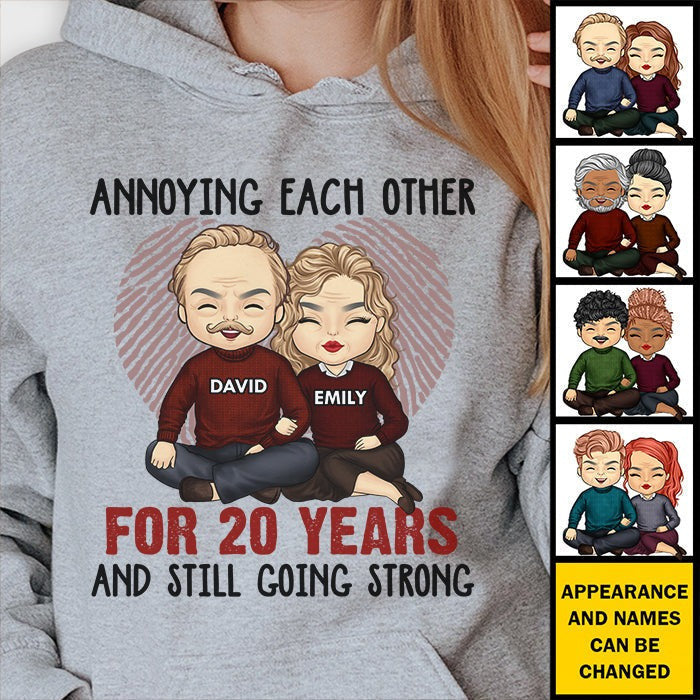 Annoying Each Other For 20 Years Hoodie His And Hers Hoodies Gifts For Valentine Day Annoying Each Other For 20 Years Hoodie His And Hers Hoodies Gifts For Valentine Day