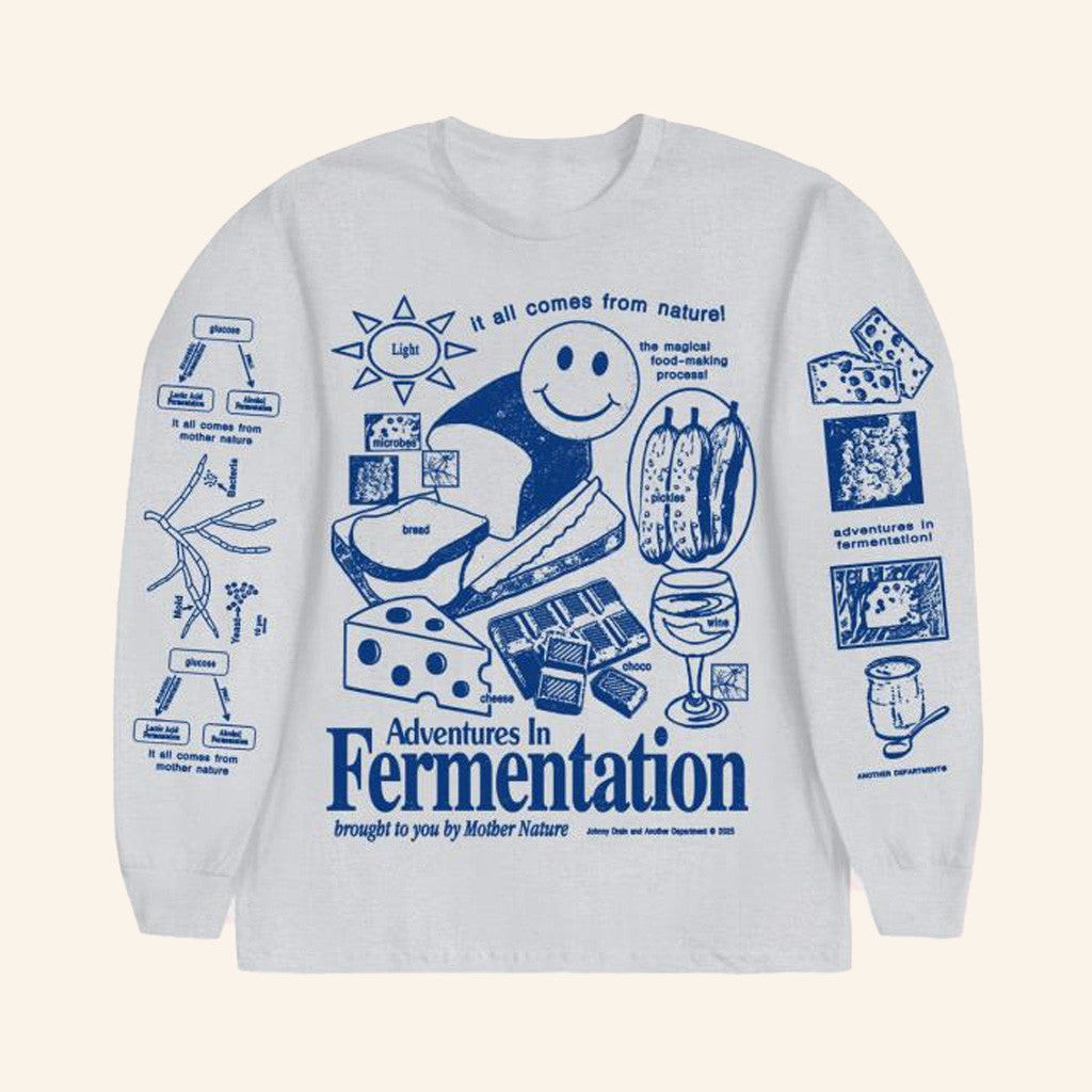 Another Department Merch Fermentation Ash Grey Long Sleeve Shirt Gift Ideas For Husband