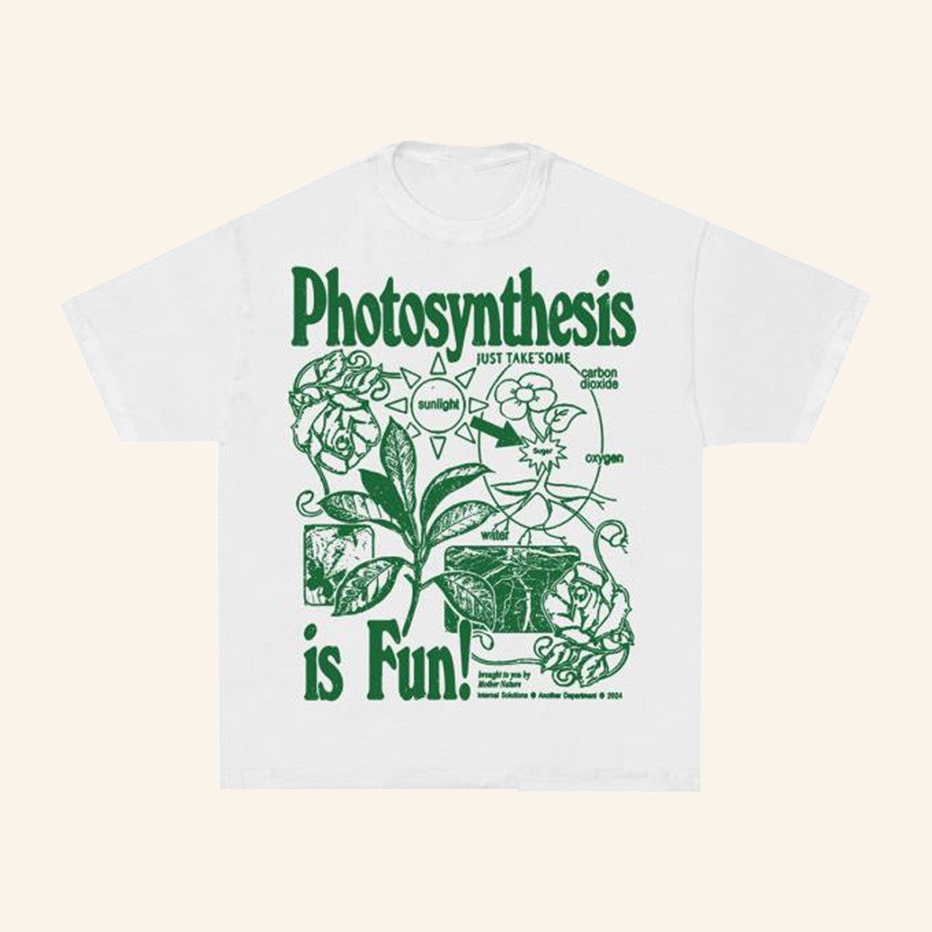 Another Department Merch Photosynthesis White T-Shirt Gifts For Dad Another Department Merch Photosynthesis White T-Shirt Gifts For Dad