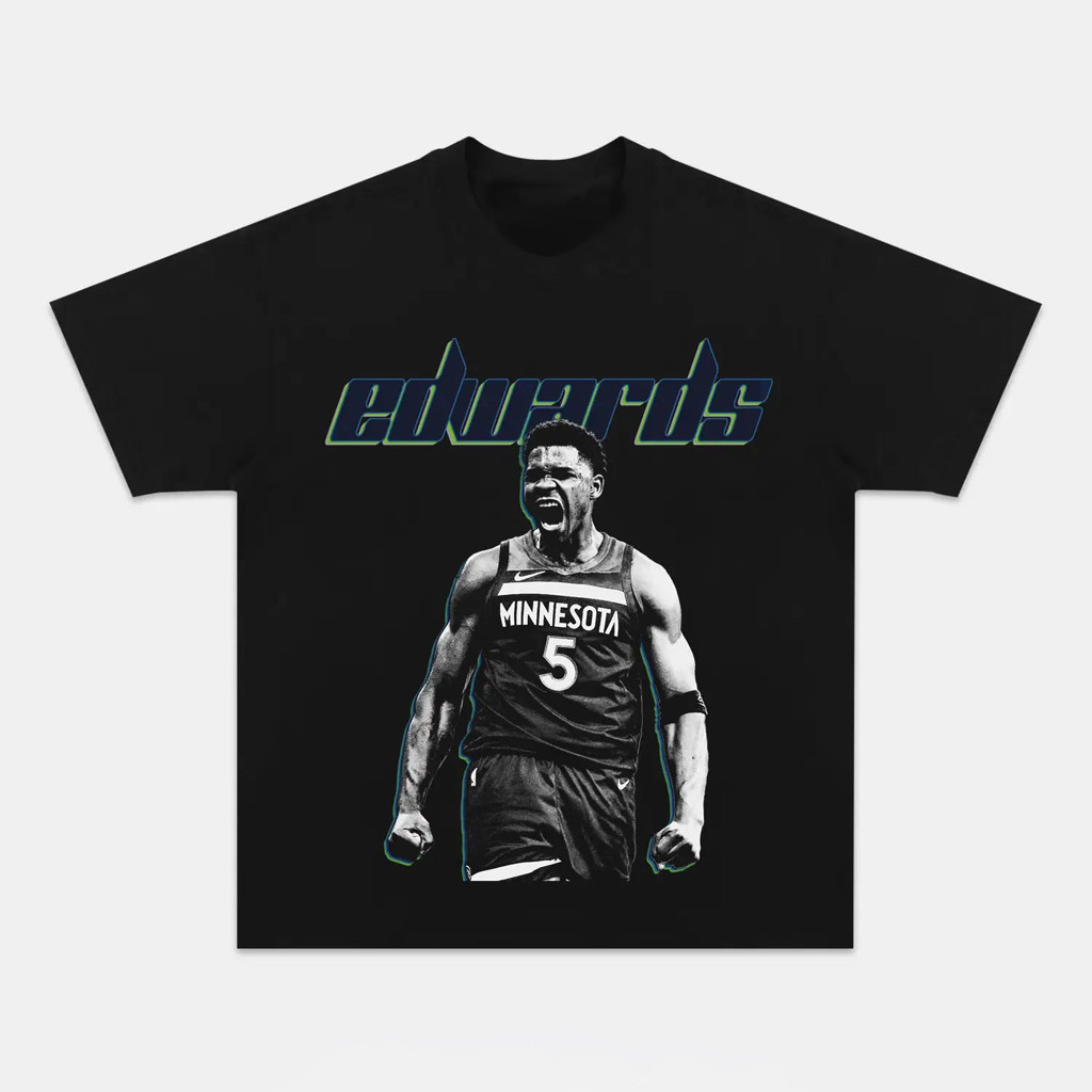 Anthony Edwards Graphic T-Shirt Basketball Fans Gifts For Father