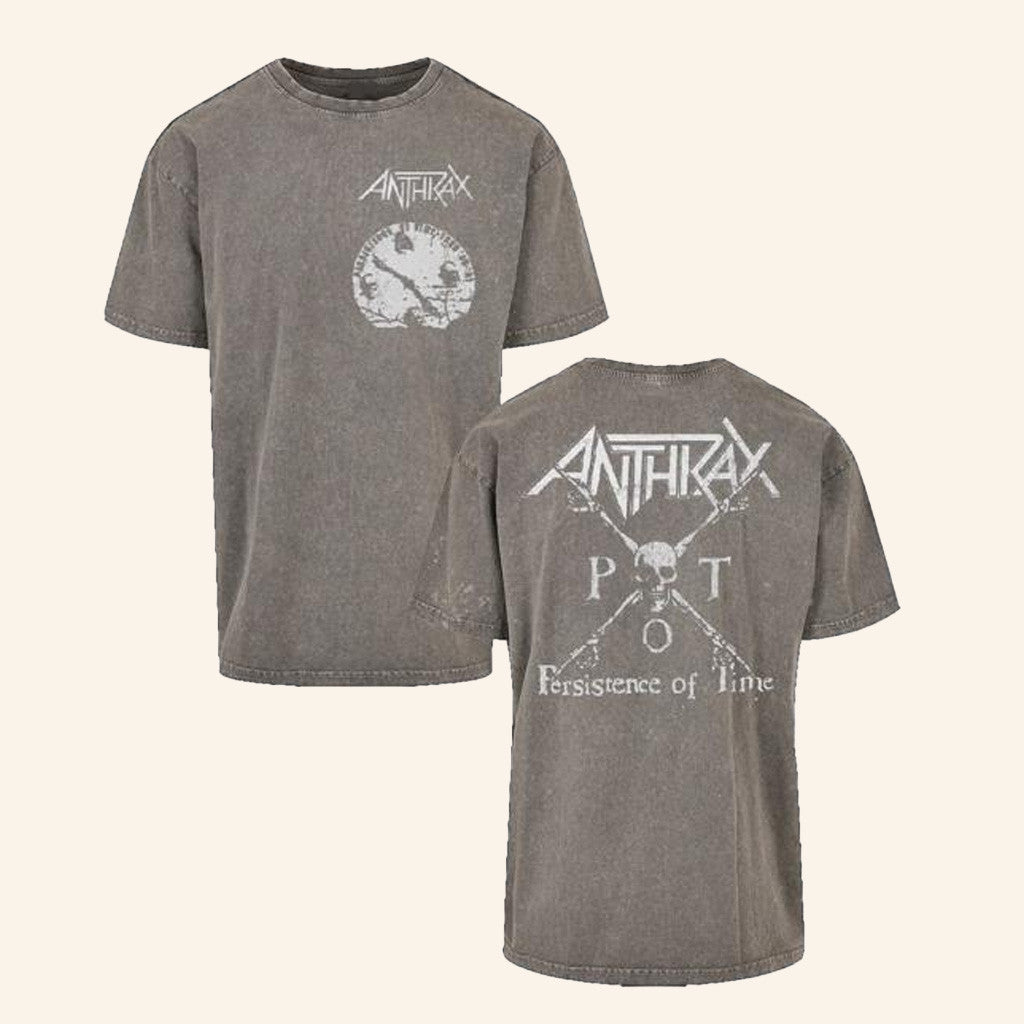 Anthrax Merch Broken Clock Wash Shirt Gifts For Him Anthrax Merch Broken Clock Wash Shirt Gifts For Him