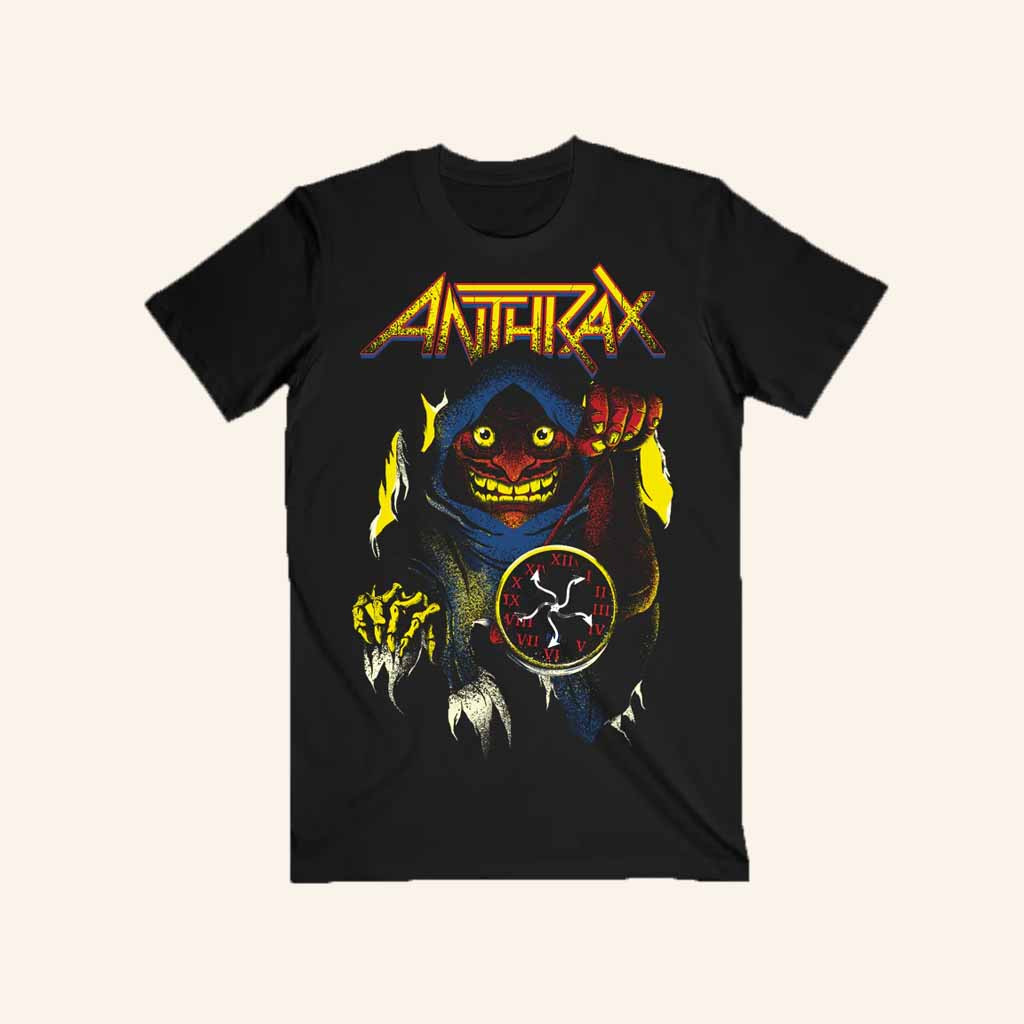 Anthrax Merch Persistence Of Time Not Death T-Shirt  Best Gifts For Music Lovers Anthrax Merch Persistence Of Time Not Death T-Shirt  Best Gifts For Music Lovers