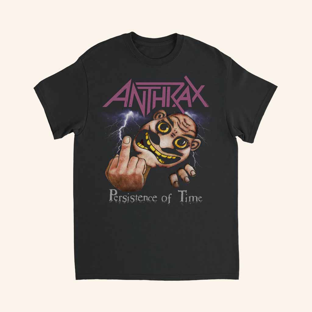 Anthrax Merch Persistence Of Time T-Shirt Unique Gifts For Music Lovers