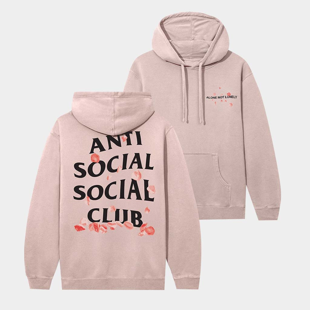 Anti Social Social Club Merch ASSC Always Lonely Hoodie Gift Ideas For Boyfriend