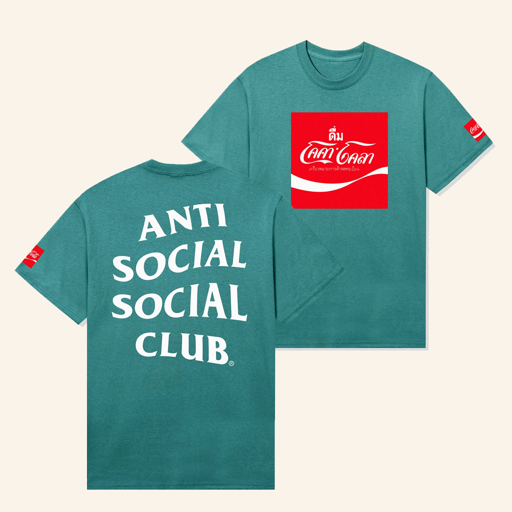 Anti Social Social Club Merch ASSC Coca Cola International Thailand T-Shirt Gift For Friends Anti Social Social Club Merch ASSC Coca Cola International Thailand T-Shirt Gift For Friends