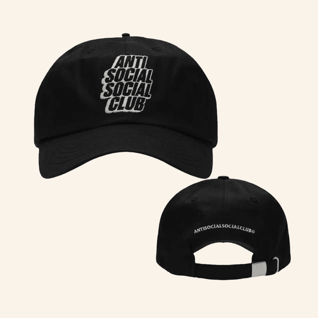 Anti Social Social Club Merch ASSC Embroidered Hat Gifts For Him Anti Social Social Club Merch ASSC Embroidered Hat Gifts For Him