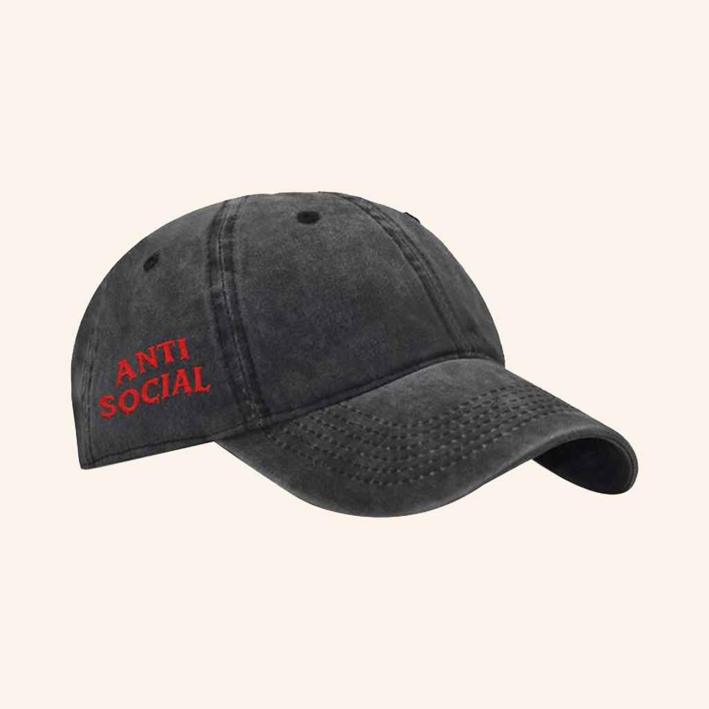 Anti Social Social Club Merch ASSC Game Killer Embroidered Hat Christmas Gift Ideas Anti Social Social Club Merch ASSC Game Killer Embroidered Hat Christmas Gift Ideas