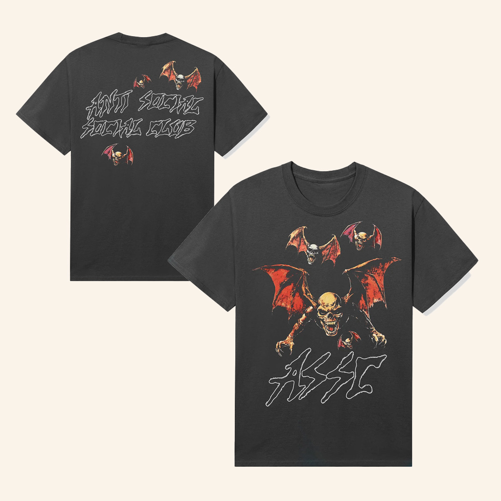Anti Social Social Club Merch ASSC Get Metal T-Shirt Gifts Ideas For Boyfriend Anti Social Social Club Merch ASSC Get Metal T-Shirt Gifts Ideas For Boyfriend