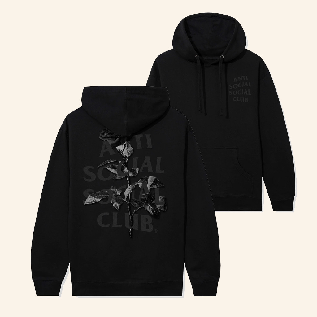 Anti Social Social Club Merch ASSC Hell O Rose Hoodie Christmas Gifts For Him Anti Social Social Club Merch ASSC Hell O Rose Hoodie Christmas Gifts For Him