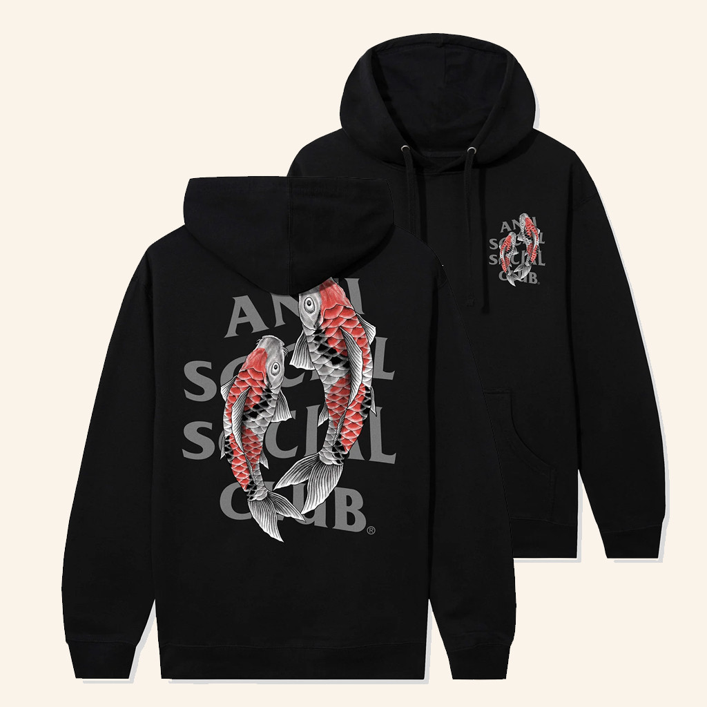 Anti Social Social Club Merch ASSC Koi Garden Hoodie Christmas Gifts For Girlfriend Anti Social Social Club Merch ASSC Koi Garden Hoodie Christmas Gifts For Girlfriend