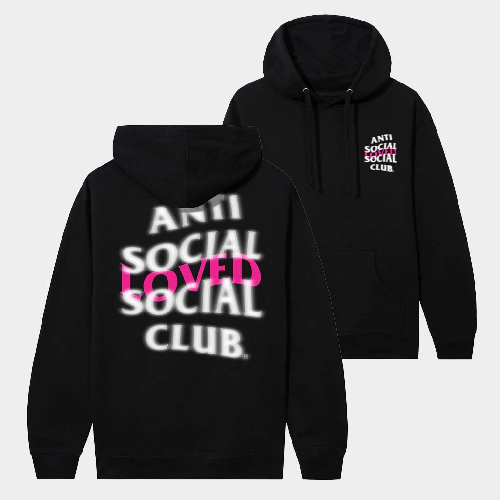 Anti Social Social Club Merch ASSC Loved Hoodie Birthday Present For Girlfriend
