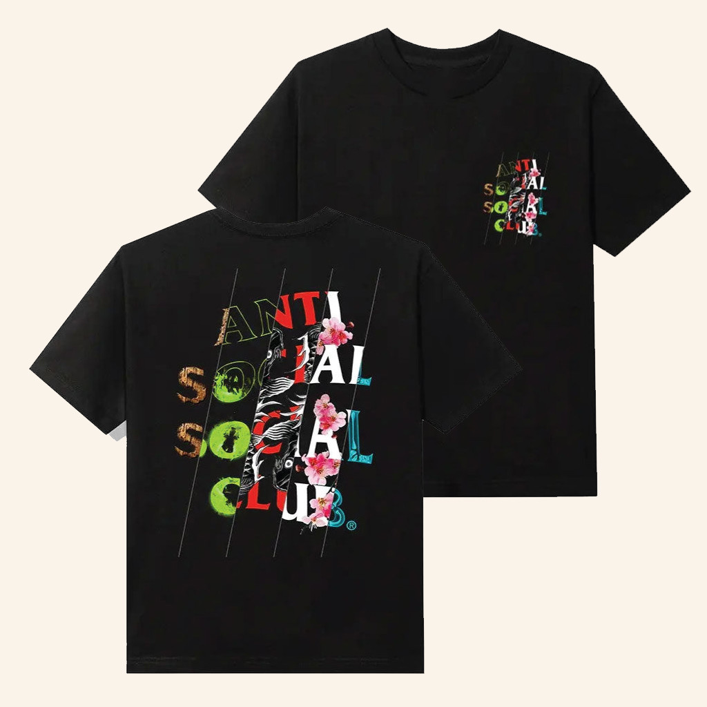 Anti Social Social Club Merch ASSC Madness Black T-Shirt Christmas Gifts For Dudes Anti Social Social Club Merch ASSC Madness Black T-Shirt Christmas Gifts For Dudes