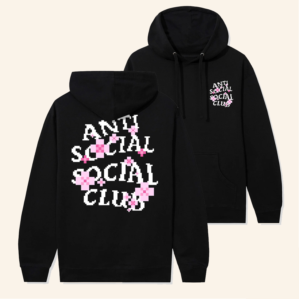 Anti Social Social Club Merch ASSC X Minecraft Cherry Blossom Hoodie Xmas Gifts For Wife Anti Social Social Club Merch ASSC X Minecraft Cherry Blossom Hoodie Xmas Gifts For Wife
