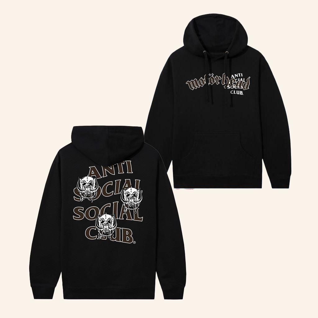 Anti Social Social Club Merch ASSC X Motorhead Motor Games Hoodie Gifts For Boyfriend Anti Social Social Club Merch ASSC X Motorhead Motor Games Hoodie Gifts For Boyfriend