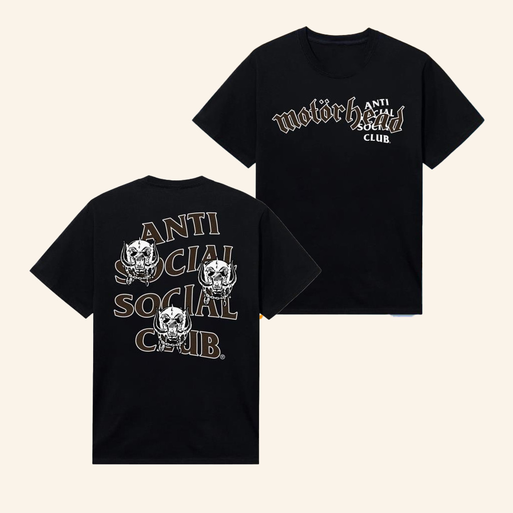 Anti Social Social Club Merch ASSC X Motorhead Motor Games Shirt Gifts For Boyfriend Anti Social Social Club Merch ASSC X Motorhead Motor Games Shirt Gifts For Boyfriend