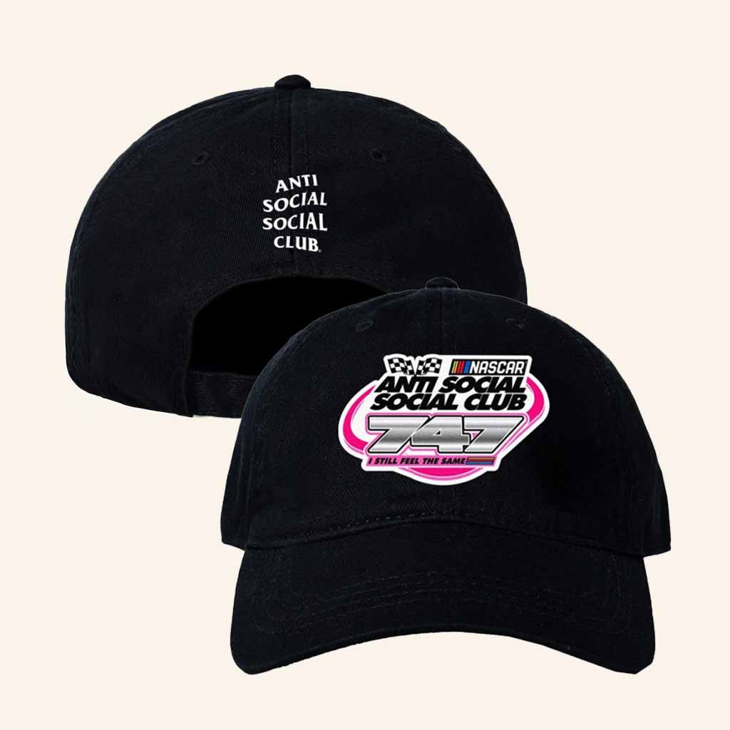 Anti Social Social Club Merch ASSC X Nascar 747 Hat Gift Ideas For Husband Anti Social Social Club Merch ASSC X Nascar 747 Hat Gift Ideas For Husband