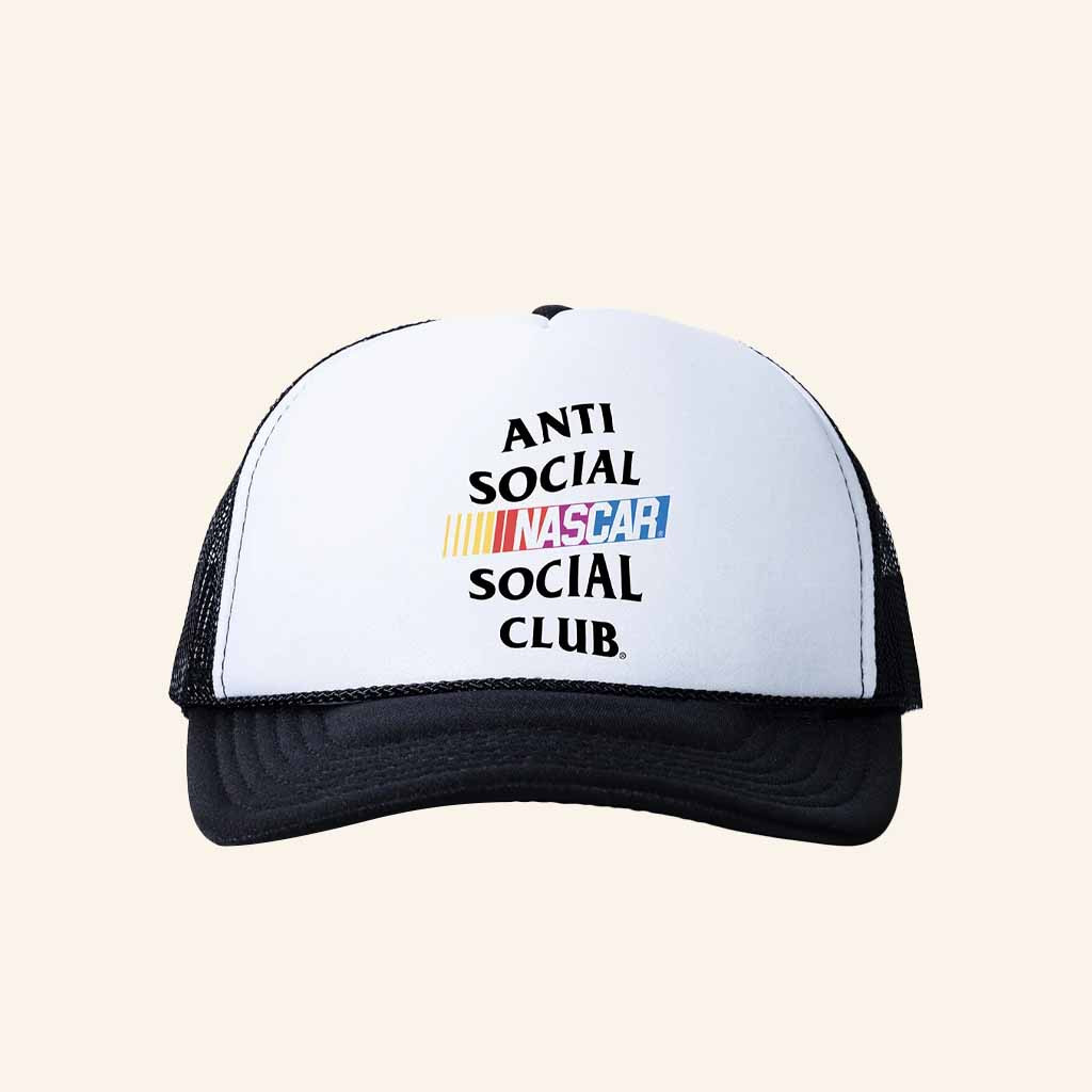 Anti Social Social Club Merch ASSC X Nascar Trucker Hat Gifts For Nascar Fan Anti Social Social Club Merch ASSC X Nascar Trucker Hat Gifts For Nascar Fan