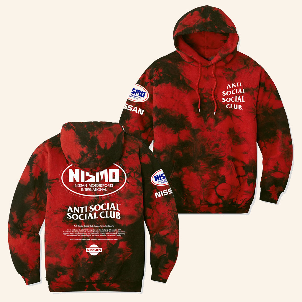 Anti Social Social Club Merch ASSC X Nissan Component Tie Dye Hoodie Christmas Gifts For Son Anti Social Social Club Merch ASSC X Nissan Component Tie Dye Hoodie Christmas Gifts For Son