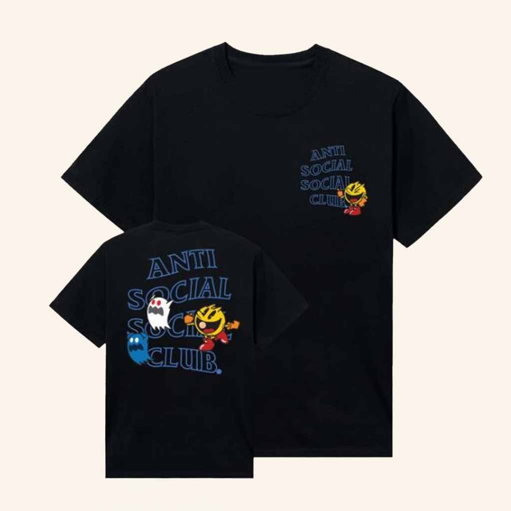 Anti Social Social Club Merch ASSC X Pac Man Run Run Shirts Top Christmas Gifts For Men Anti Social Social Club Merch ASSC X Pac Man Run Run Shirts Top Christmas Gifts For Men