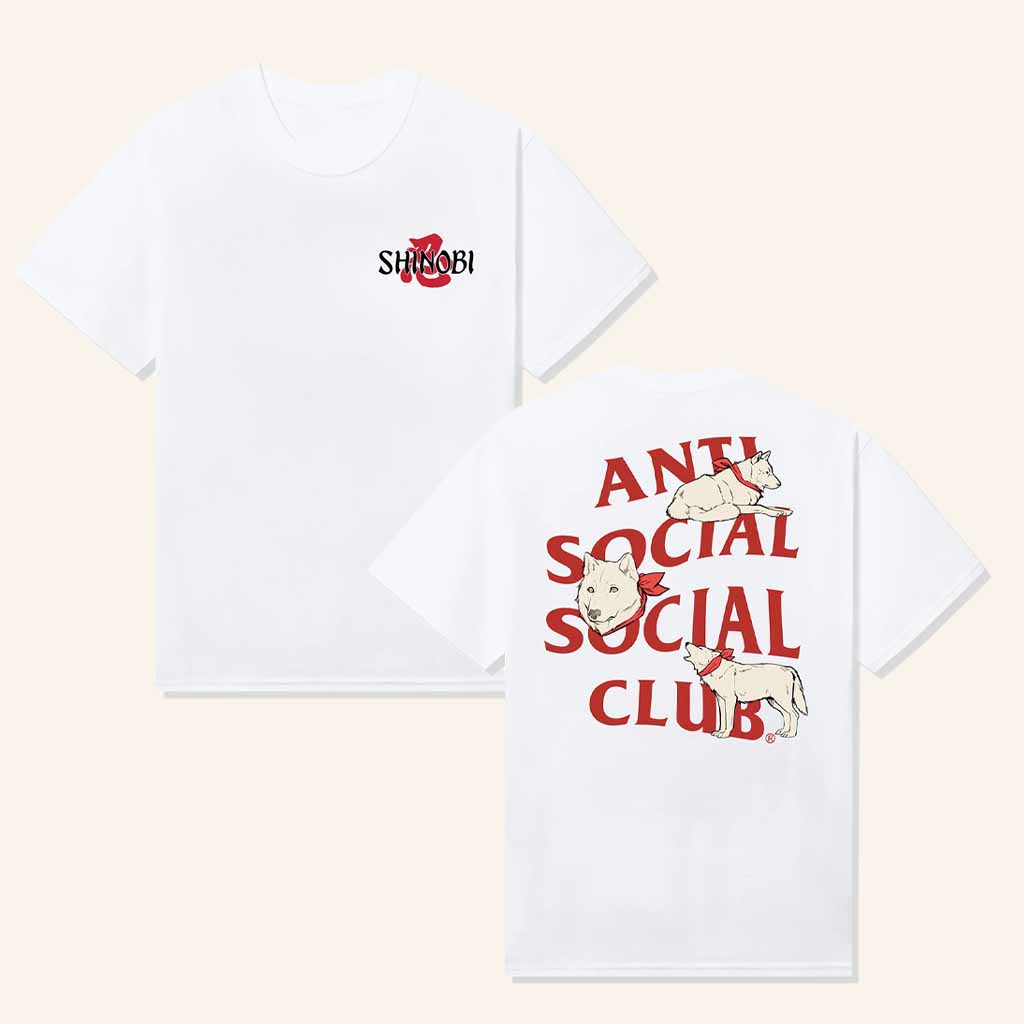Anti Social Social Club Merch ASSC X Shinobi Yamoto T-Shirt Christmas Gifts For Her Anti Social Social Club Merch ASSC X Shinobi Yamoto T-Shirt Christmas Gifts For Her
