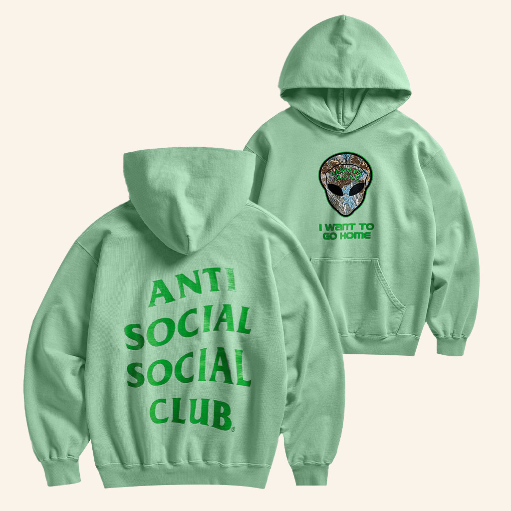 Anti Social Social Club Merch Redneck Alien With Glow Hoodie I Want To Go Home Hoodie Gifts Anti Social Social Club Merch Redneck Alien With Glow Hoodie I Want To Go Home Hoodie Gifts