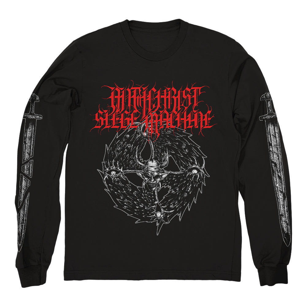 Antichrist Siege Machine Merch Demon Angel Long Sleeve Shirt Antichrist Siege Machine Shirt Dad Gifts For Father's Day 2025 Antichrist Siege Machine Merch Demon Angel Long Sleeve Shirt Antichrist Siege Machine Shirt Dad Gifts For Father's Day 2025