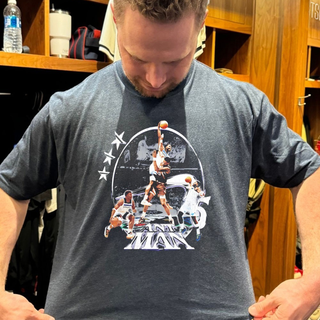 Antman 5 Anthony Edwards Minnesota Timberwolves Player Vintage T Shirt