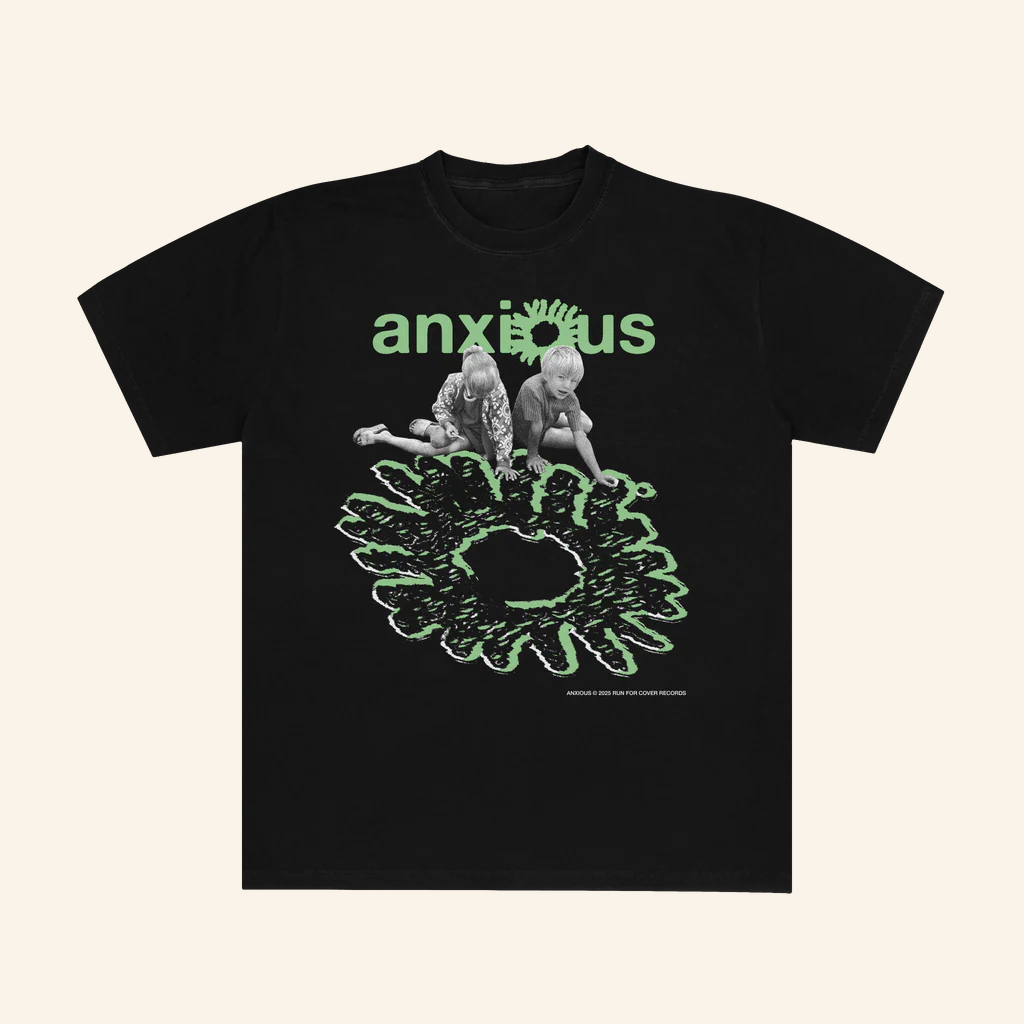 Anxious Merch Chalk Black T-Shirt Cool Gifts For Music Lovers