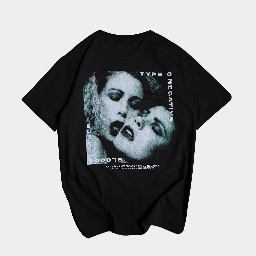 Any Means Necessary Merch Bloody Kisses T-Shirt Gifts For Friends Any Means Necessary Merch Bloody Kisses T-Shirt Gifts For Friends