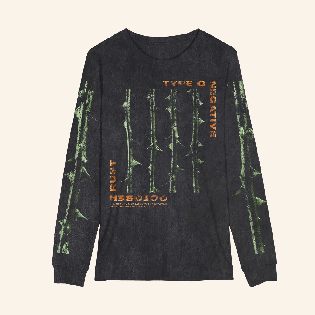 Any Means Necessary Merch October Rust Long Sleeve T-Shirt Christmas Gifts For Husband Any Means Necessary Merch October Rust Long Sleeve T-Shirt Christmas Gifts For Husband