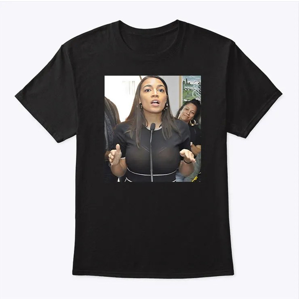 Aoc See Thru Shirt Alexandria Ocasio Cortez Aoc See Through T-Shirt Gifts For Mother