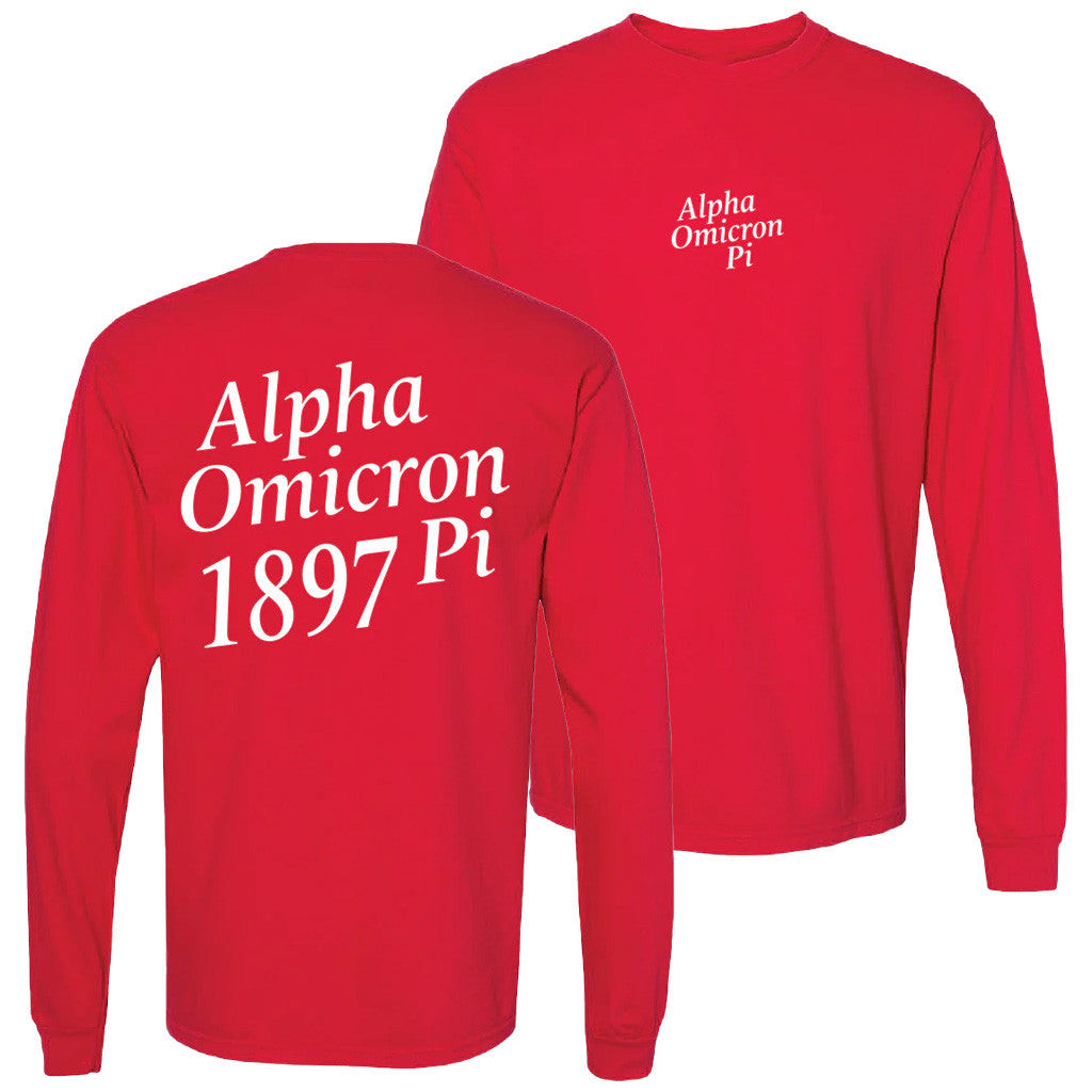 Aoii Merch Alpha Omicron Pi 1987 Long Sleeve T-Shirt Gift Ideas For Him Aoii Merch Alpha Omicron Pi 1987 Long Sleeve T-Shirt Gift Ideas For Him