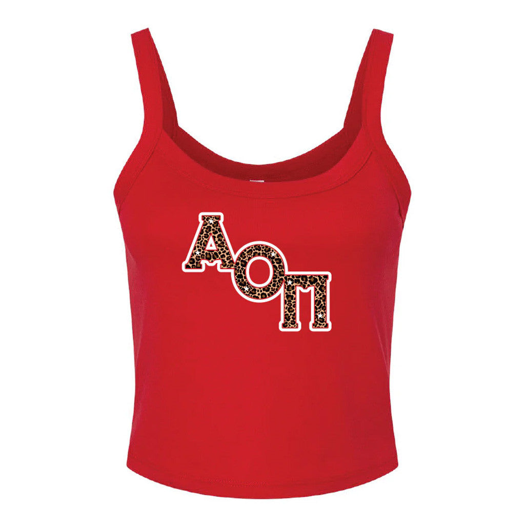 Aoii Merch Red Cheetah Letter Tank Gift Ideas For Her Aoii Merch Red Cheetah Letter Tank Gift Ideas For Her