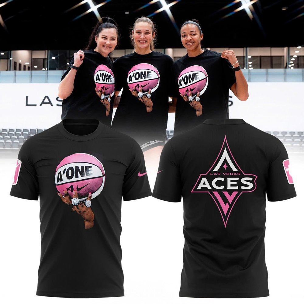 A'ONE Las Vegas Aces Championship Special T-Shirt Mother's Day Gifts
