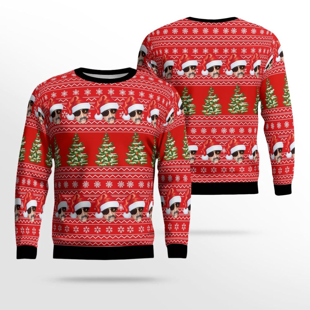 AOP Ugly Christmas Sweater Xmas Unisex Sweater Christmas Gifts for Men Women
