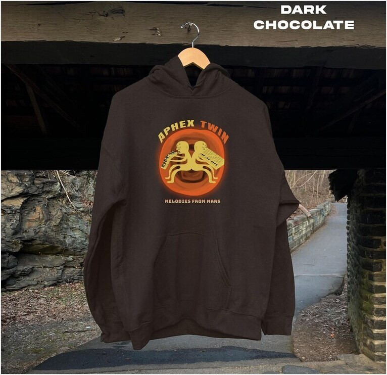 Aphex Twin Melodies From Mars Hoodie Aphex Twin Hoodie Gifts For Best Friend Merch Apparel