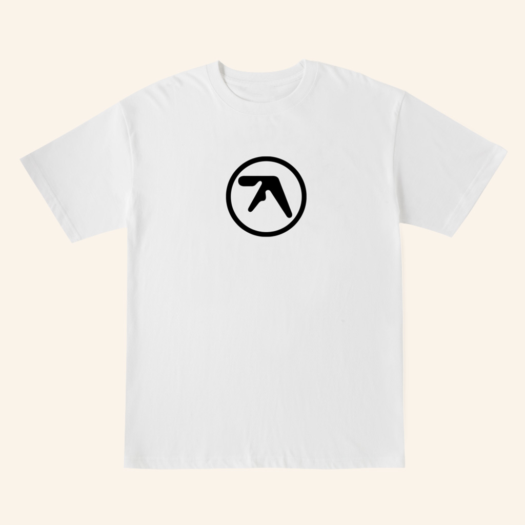 Aphex Twin Merch Aphex Logo White T-Shirt Gift Ideas For Music Lovers