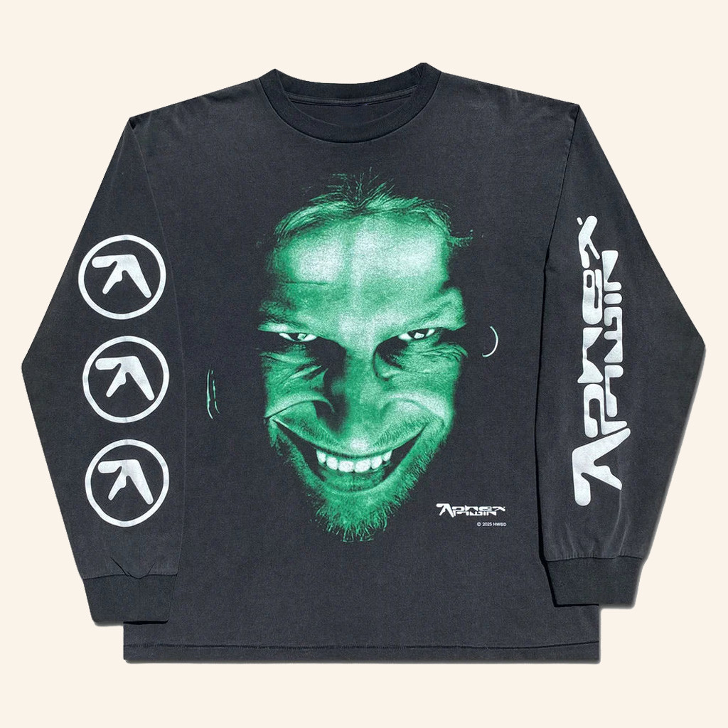 Aphex Twin Merch Aphex Twin Long Sleeve Shirt Presents For Music Lovers