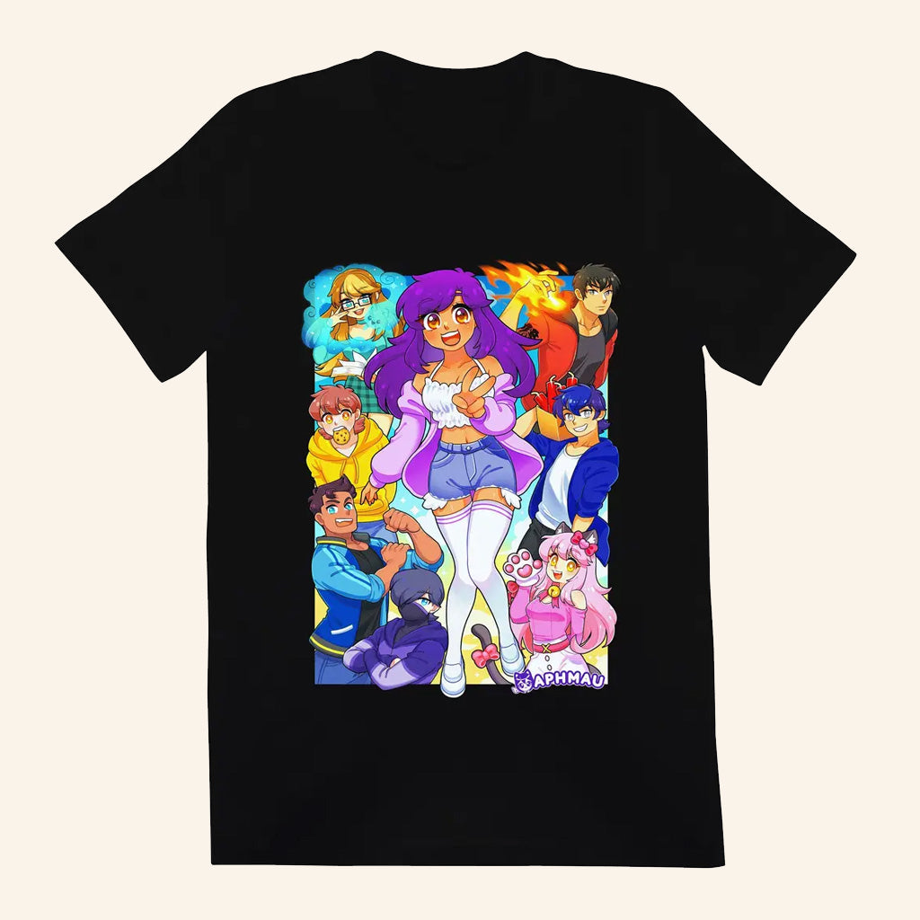 Aphmau Merch Aphmau And Friends T-Shirt Black Gifts For Best Friends Aphmau Merch Aphmau And Friends T-Shirt Black Gifts For Best Friends