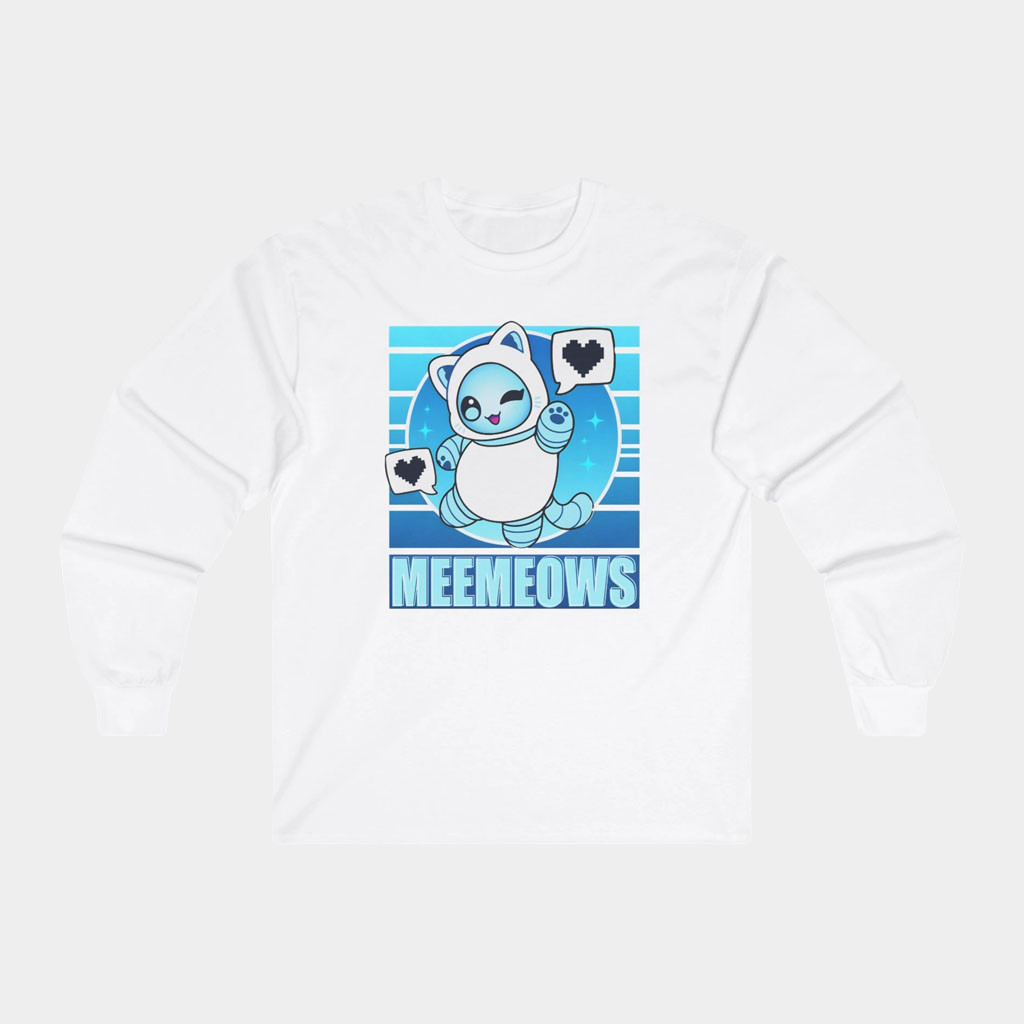 Aphmau Merch Aphmau Robot Cat Long Sleeve T-Shirt Gift Ideas For Friends