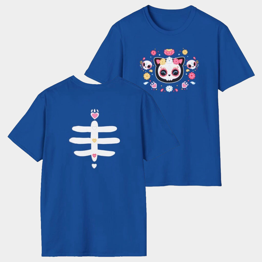 Aphmau Merch Aphmau Sugar Skull Cat T-Shirt Gift Ideas For Sister