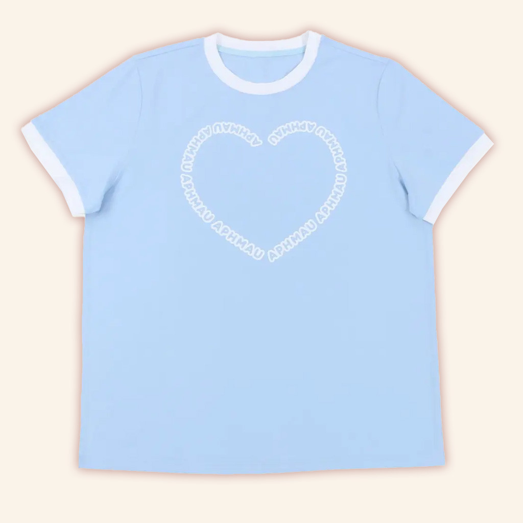 Aphmau Merch Light Blue Heart T-Shirt Gifts For Daughter Aphmau Merch Light Blue Heart T-Shirt Gifts For Daughter
