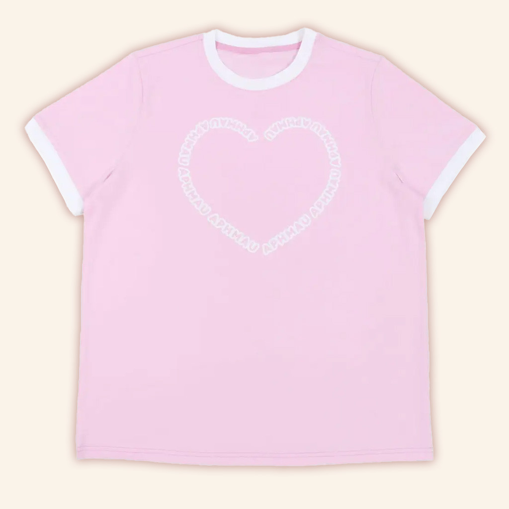 Aphmau Merch Light Pink Heart T-Shirt Gifts For Daughter Aphmau Merch Light Pink Heart T-Shirt Gifts For Daughter