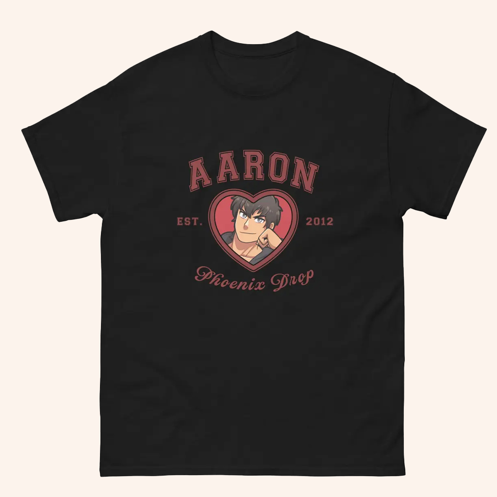 Aphmauverse Merch Aaron Phoenix Drop Varsity T-Shirt Valentines Gifts For Him