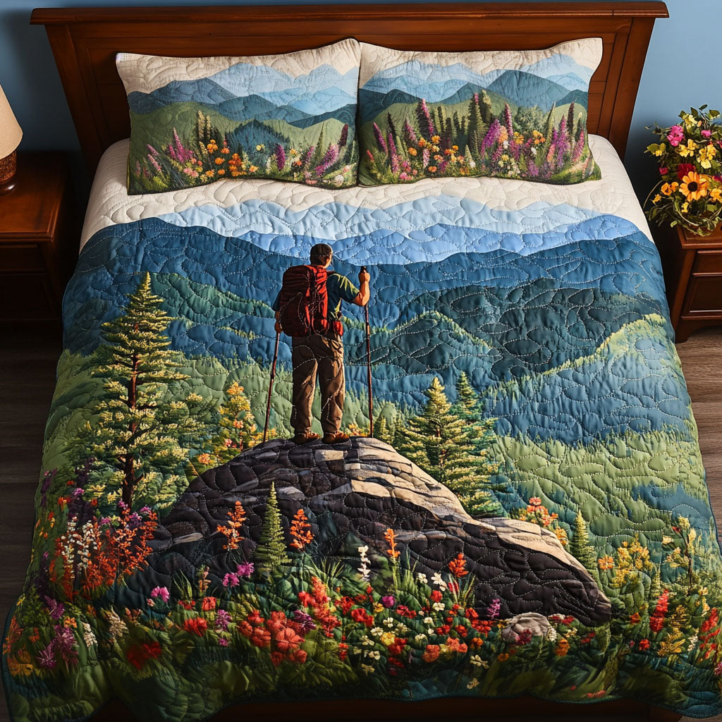 Appalachian Escape Quilted Bedding Set Bed Decor Ideas Gift For Hiker