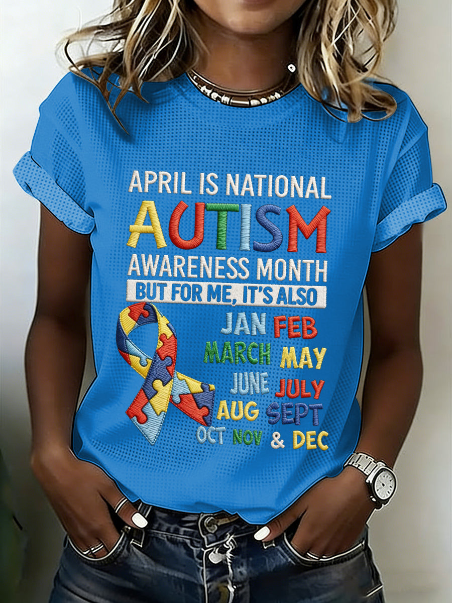 April Is National T-Shirt Autism Awareness Month Clothing Gift For Autism