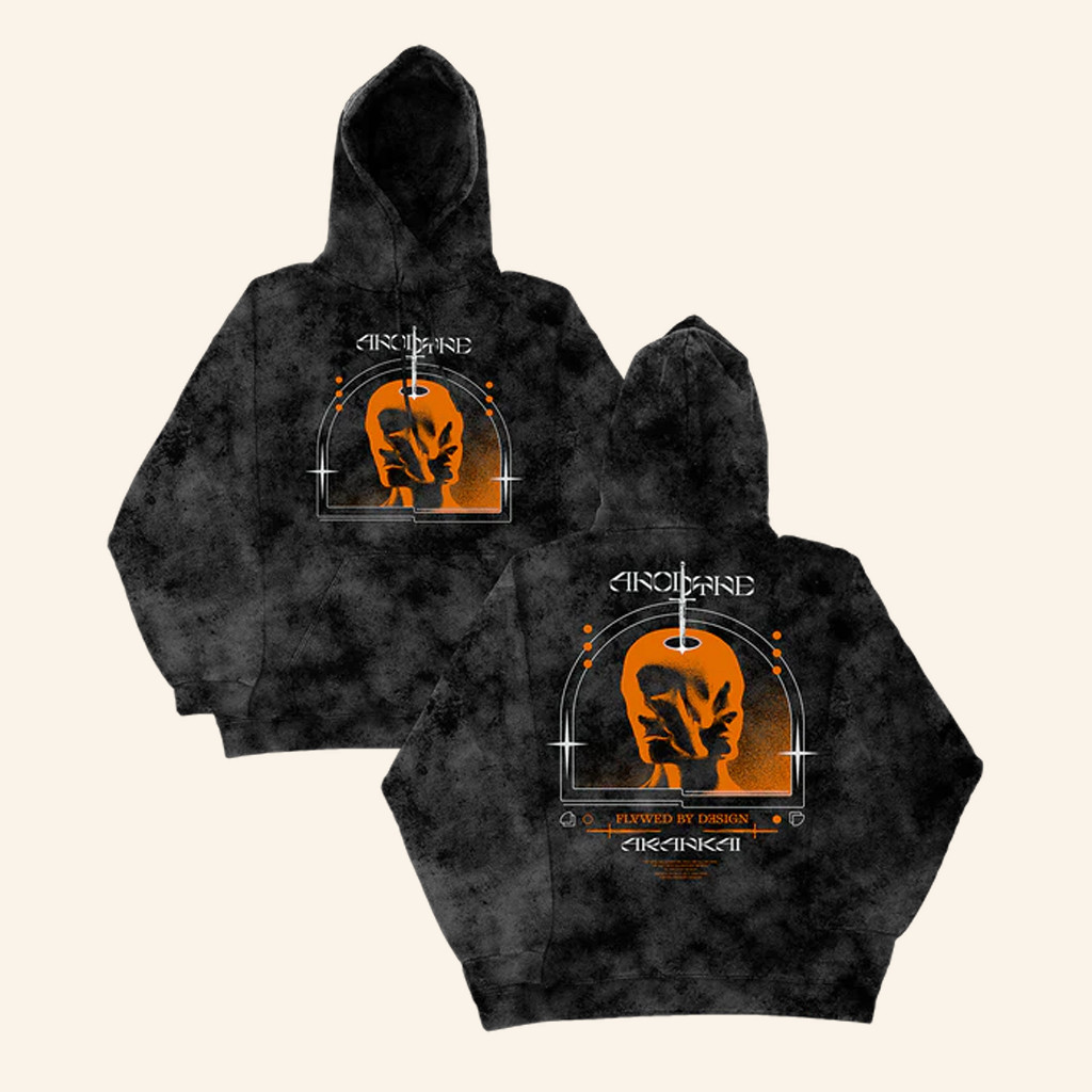 Arankai Merch Anodyne Tie Dye Hoodie Music Lover Gifts For Him