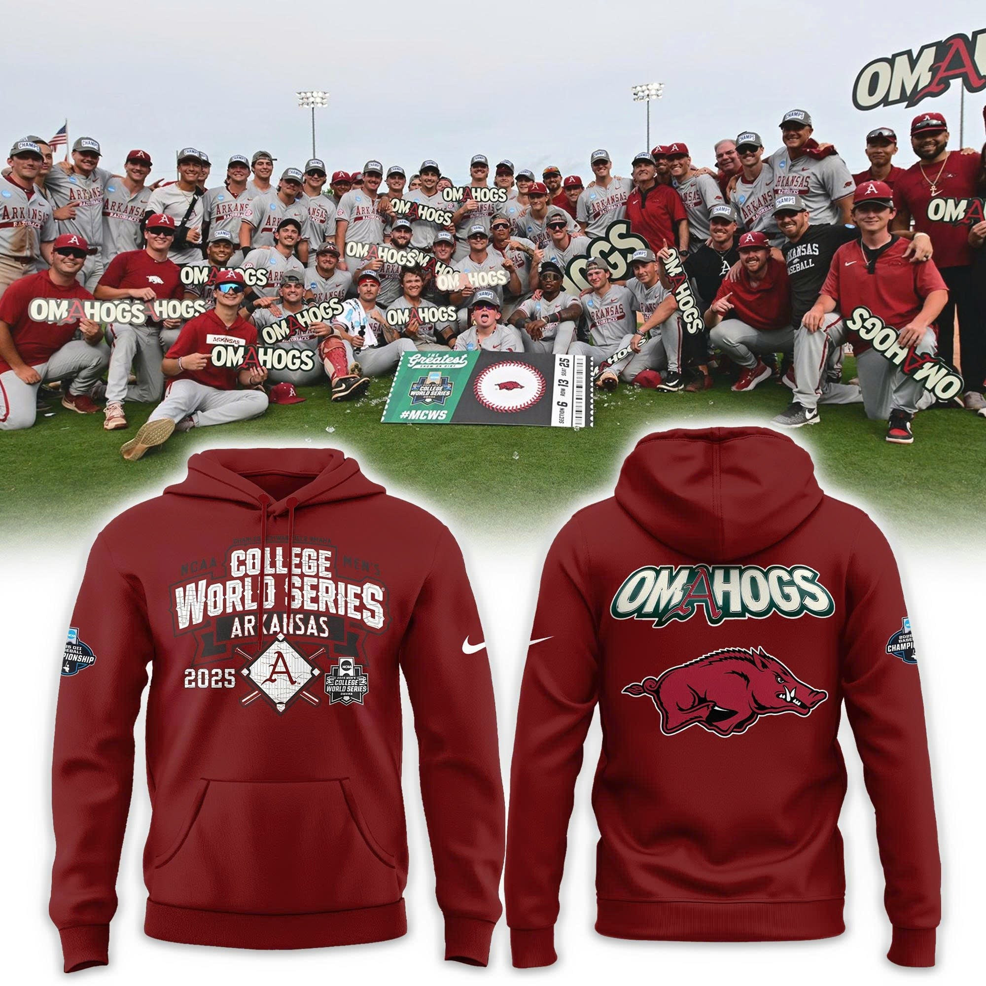 ARB 2025 College World Series T-Shirt Gifts For Baseball Lovers