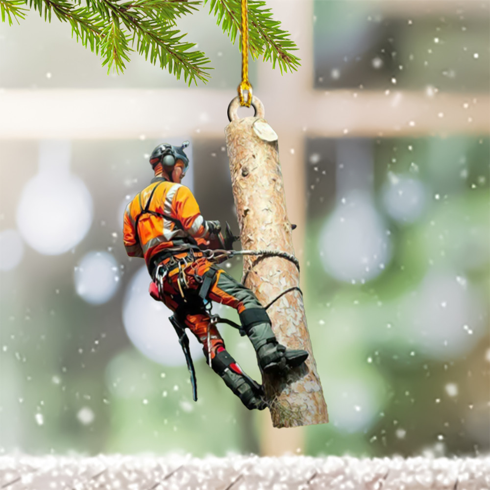 Arborist Christmas Ornament Christmas Tree Decorations 2024 Gifts For Arborist